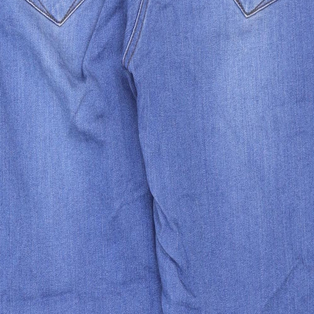 TU Womens Blue Cotton Skinny Jeans Size 36 in Regular Zip