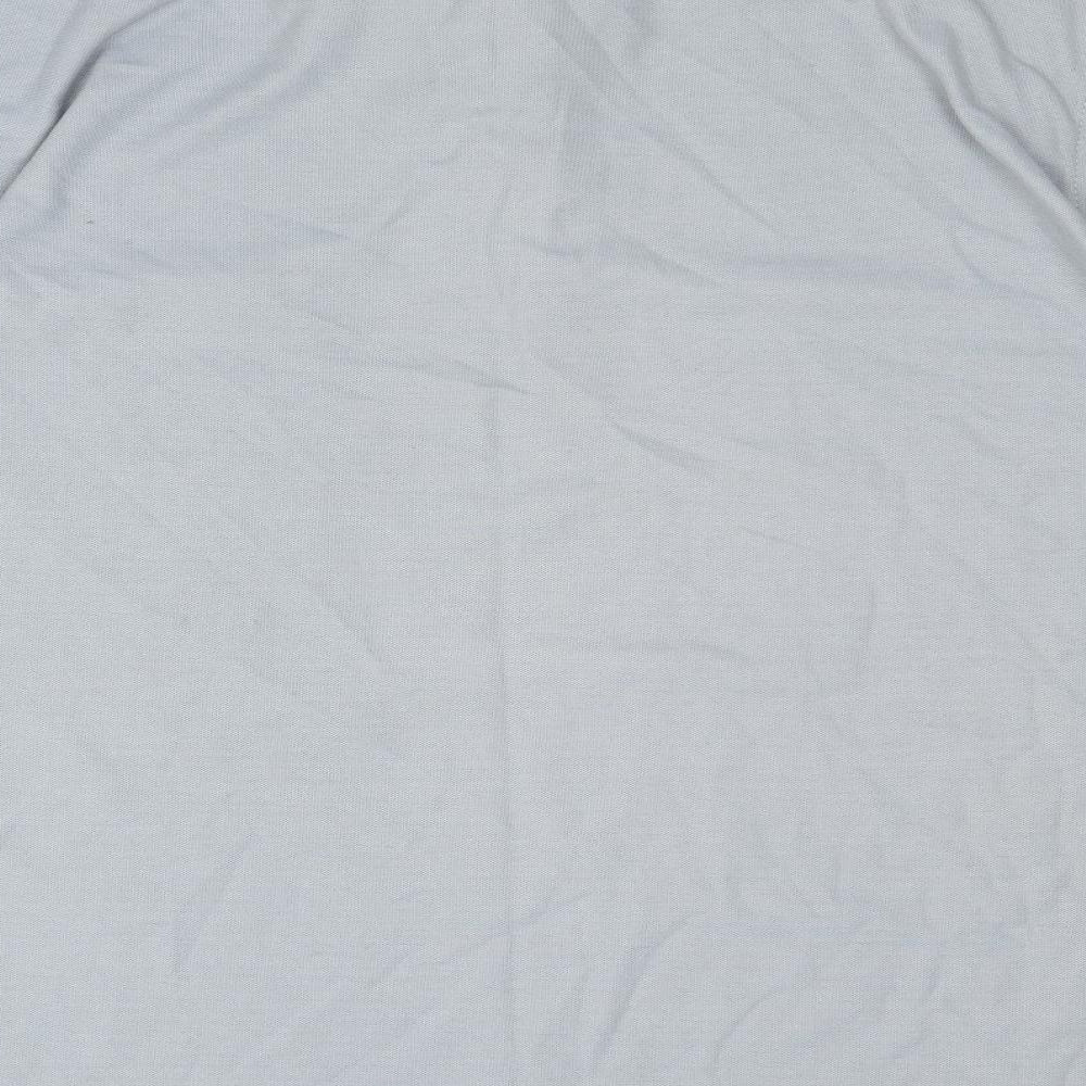 Oldport Mens Grey Polyester Polo Size XL Collared Button