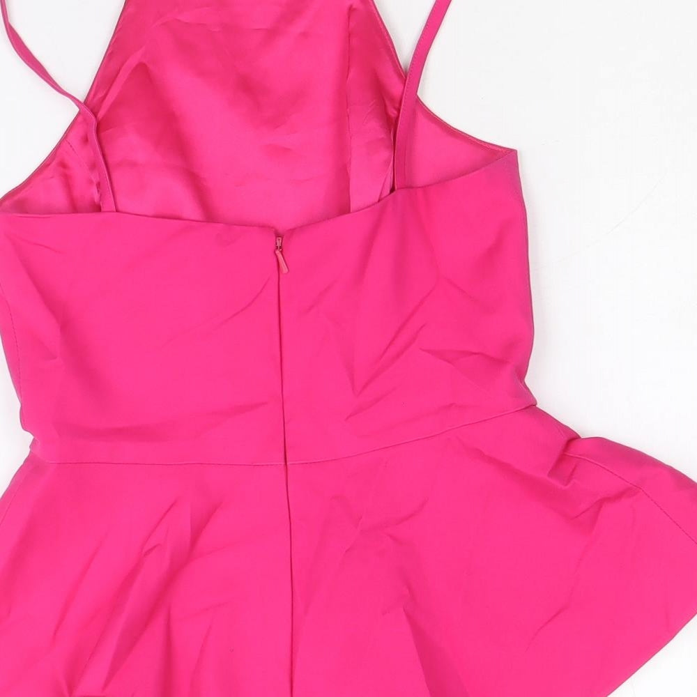 Womens UK Size 8 Forever New Pink Basic Tank