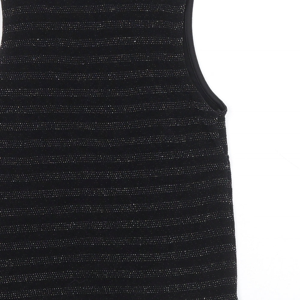 Womens UK Size 10 Atmosphere Black Basic Tank