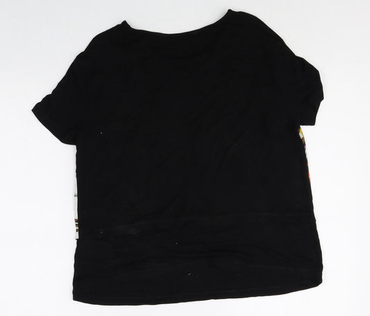 Womens UK Size 8 TU Black Basic T-Shirt