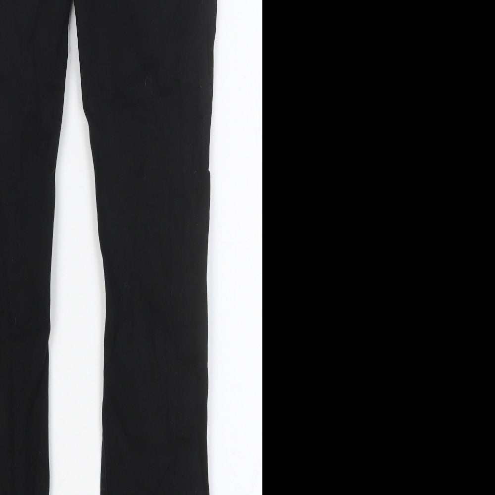 New Look Womens Black Cotton Skinny Jeans Size 32 in Slim Button