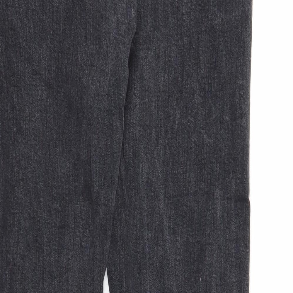 Denim & Co. Womens Black Cotton Skinny Jeans Size 10 Regular Zip