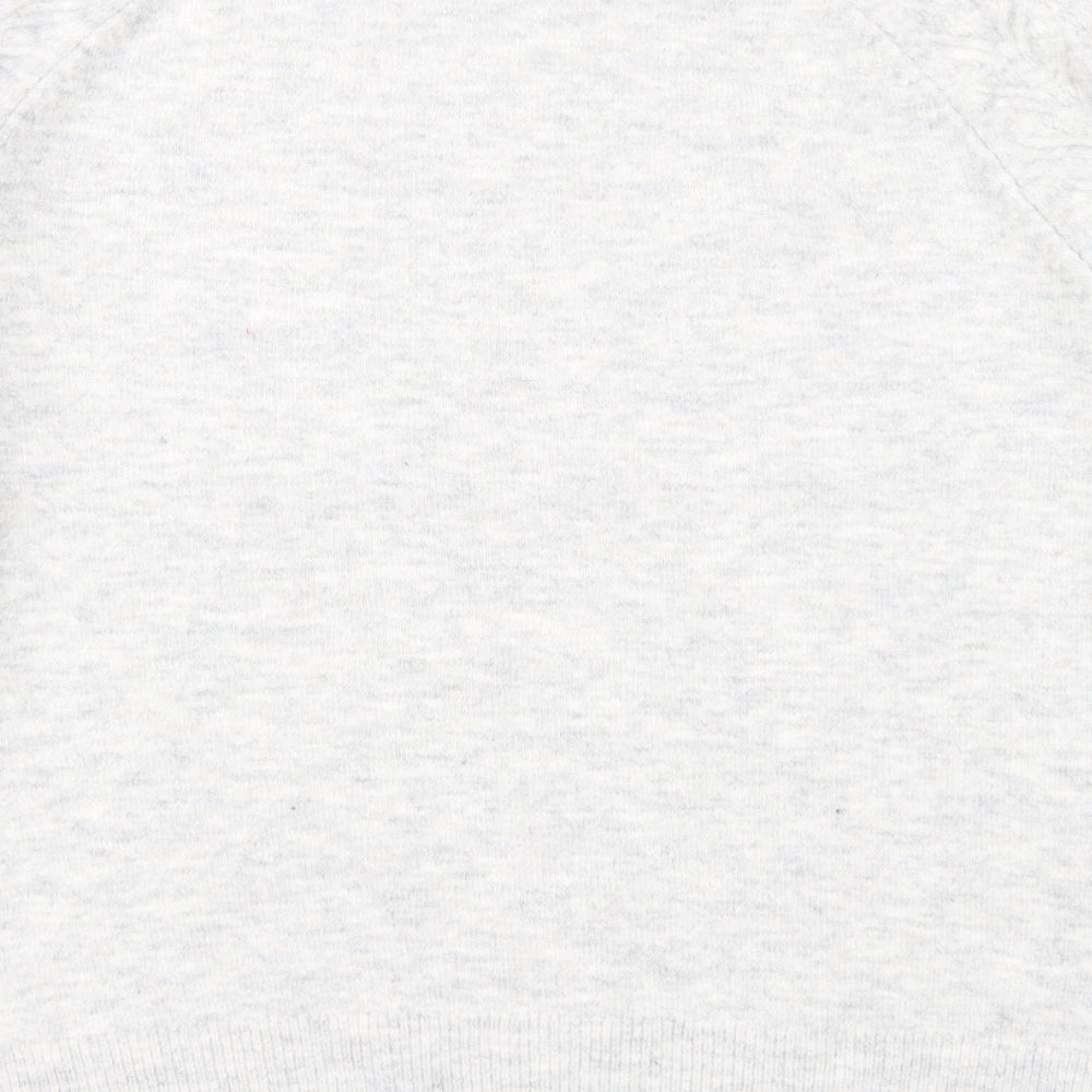 Womens UK Size L Marks and Spencer Grey Pullover Jumper