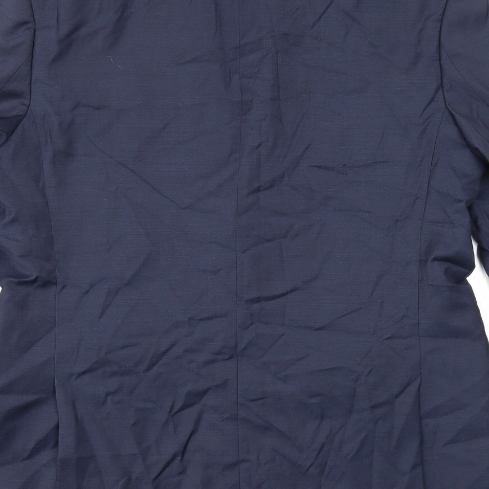 Mens UK Size 42 Marks and Spencer Regular Blue Suit Jacket