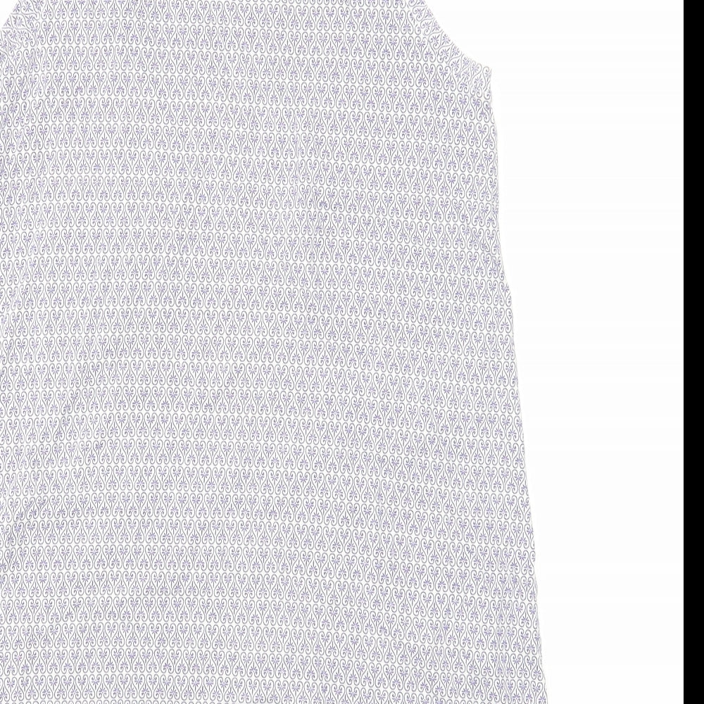 Womens UK Size XS Uniqlo Blue Basic Tank