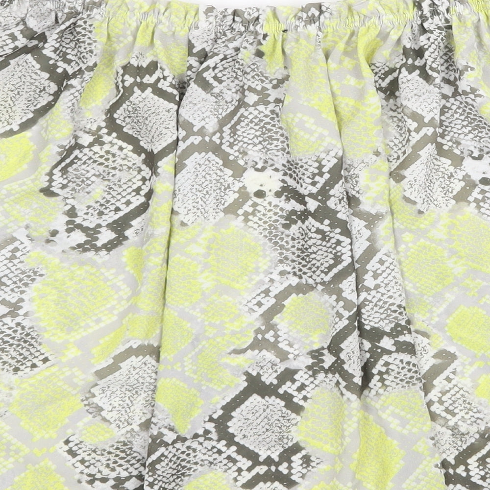 Womens UK Size 16 New Look Yellow Basic Blouse