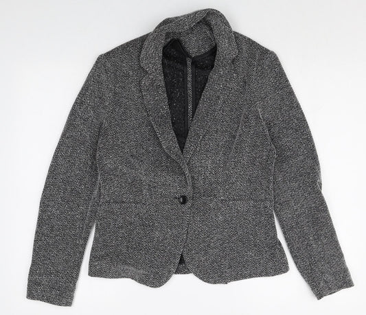 New Look Womens Green Polyester Jacket Blazer Size 10