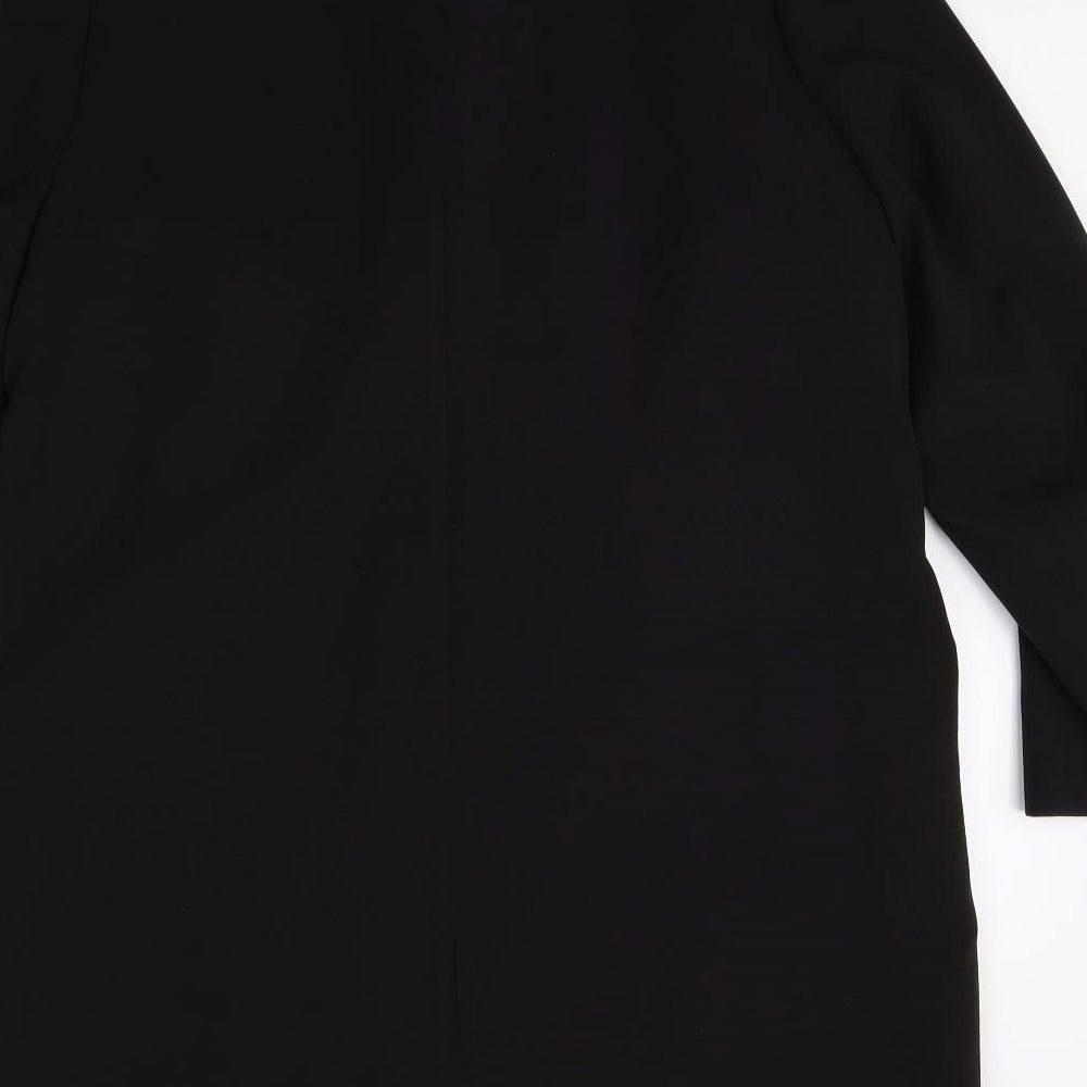 H&M Womens Beige Polyester Jacket Blazer Size 14