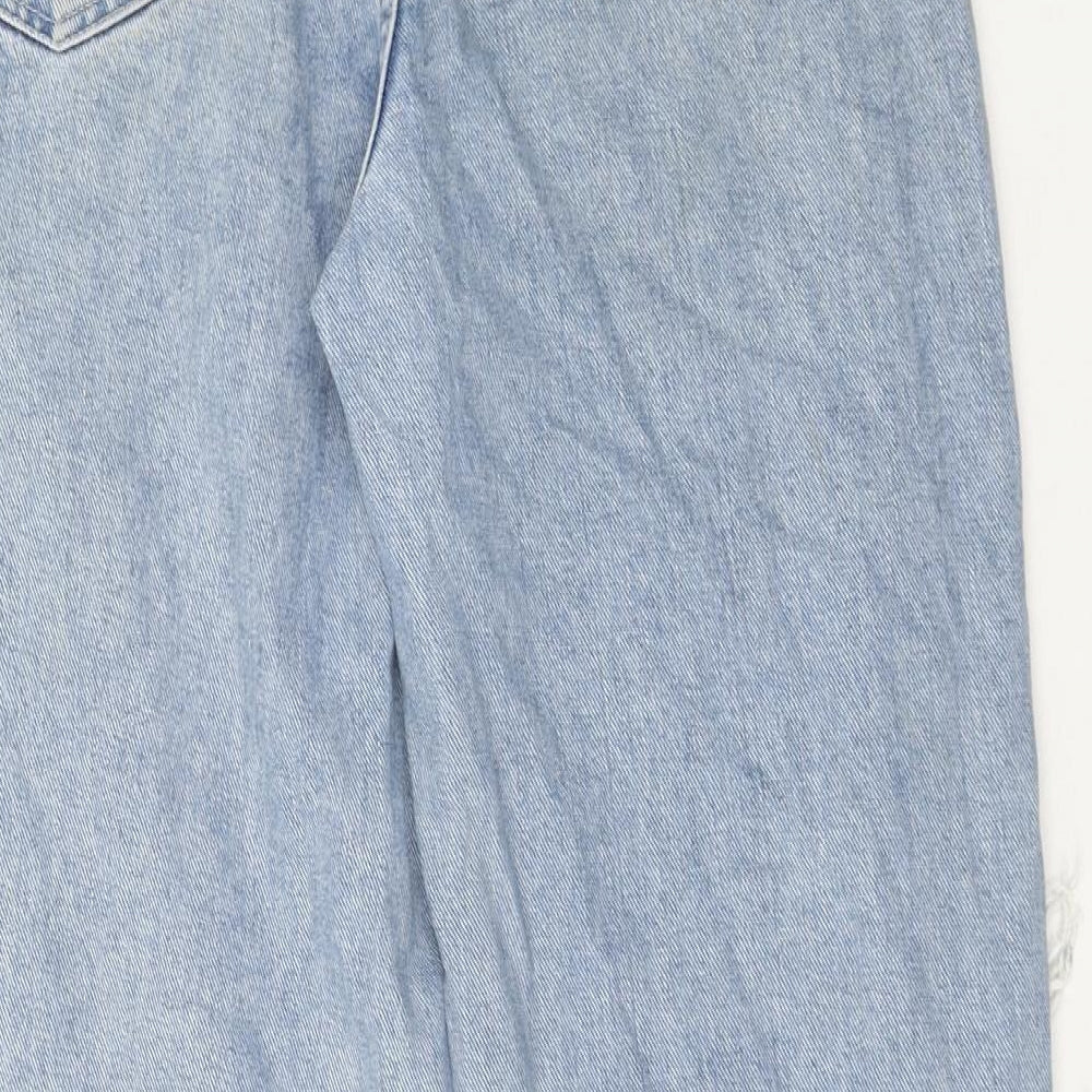 BDG Womens Blue Cotton Straight Jeans Size 28 in Regular Zip