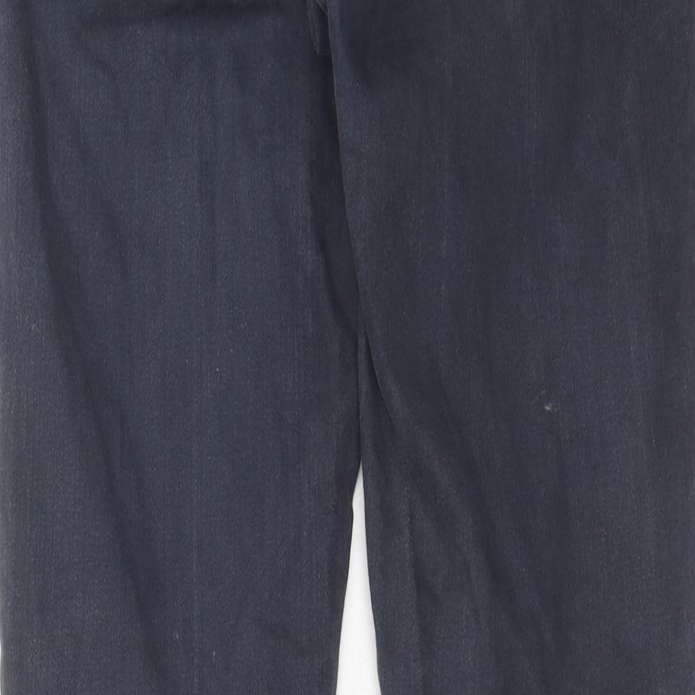 H&M Mens Blue Cotton Skinny Jeans Size 30 in Regular Zip