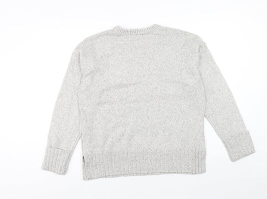 Womens UK Size M Marks and Spencer Grey Pullover Jumper