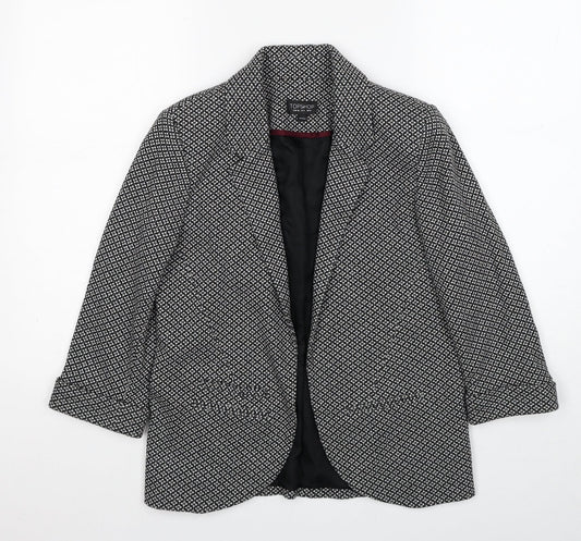 Womens UK Size 8 Topshop Black Jacket