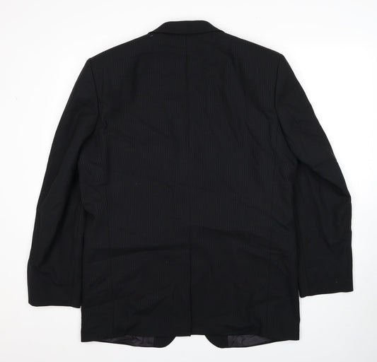 Mens UK Size XL ROY ROBSON Regular Black Suit Jacket