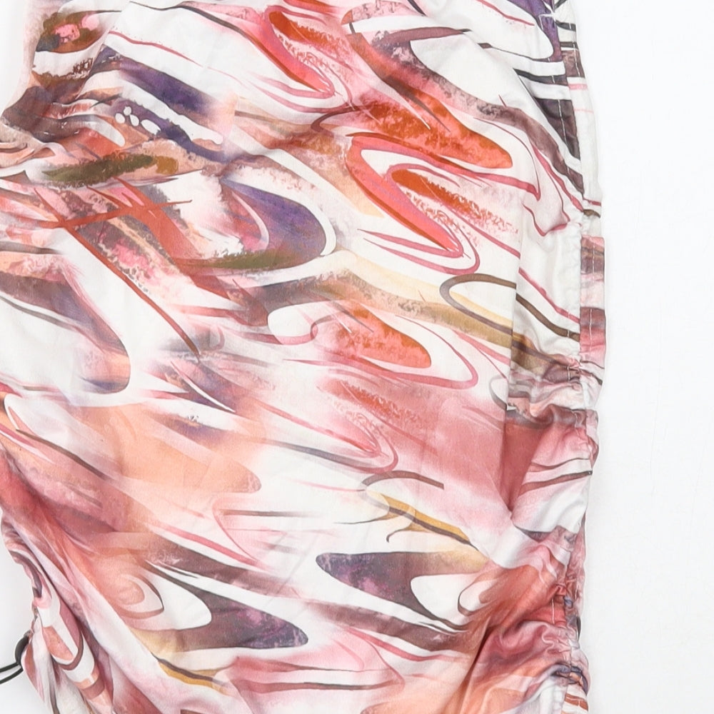 SheIn Womens Multicoloured Geometric Polyester Bandage Skirt Size XS - Size 21 waist