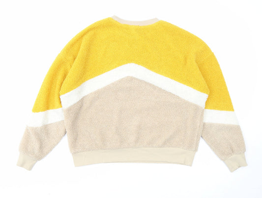 Womens UK Size 8 New Look Beige Pullover Jumper