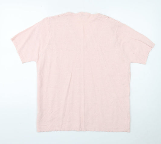 Womens UK Size 18 Berkertex Pink Pullover Jumper