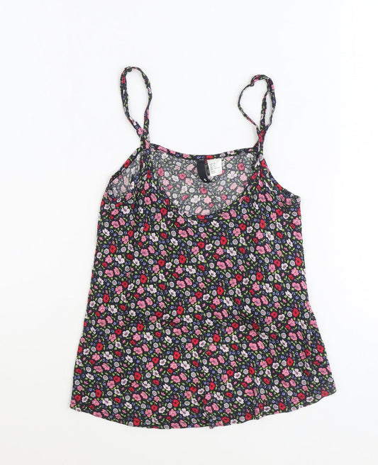Womens UK Size 8 Divided by H&M Multicoloured Basic Tank