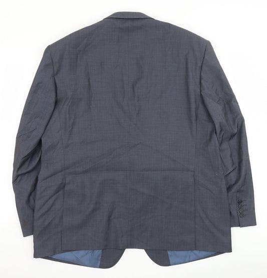 Mens UK Size 48 Marks and Spencer Regular Blue Suit Jacket