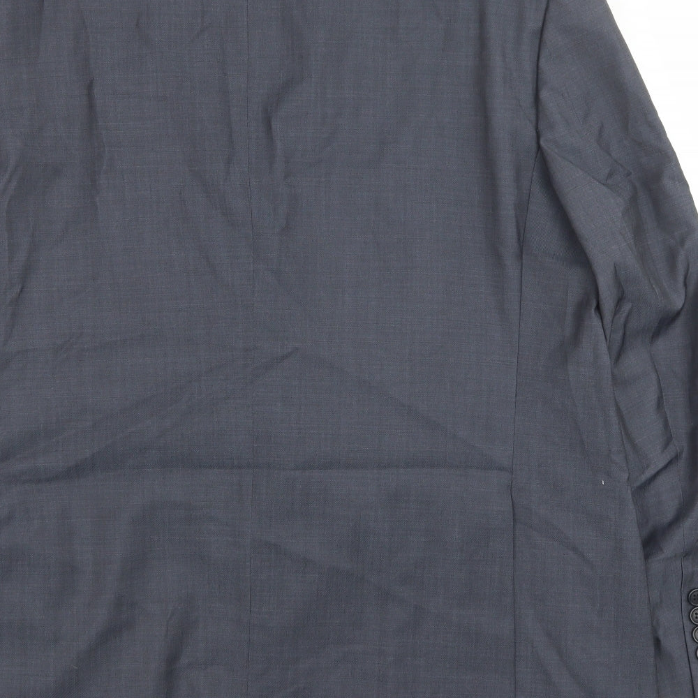 Mens UK Size 48 Marks and Spencer Regular Blue Suit Jacket