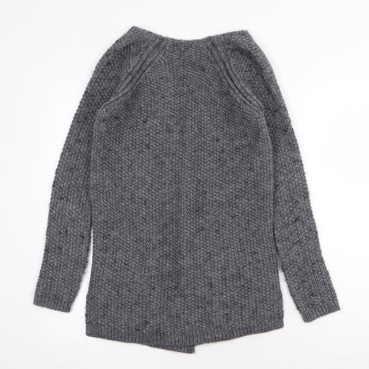 Womens UK Size XS NEXT Grey Cardigan Jumper