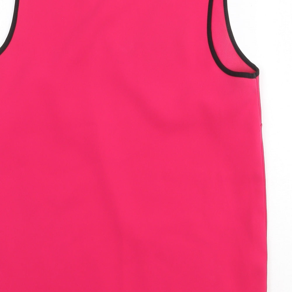 Womens UK Size 8 NEXT Pink Basic Tank