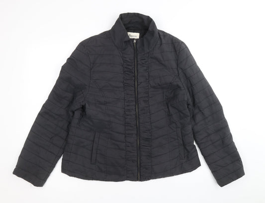 Womens UK Size 12 Precis Black Jacket