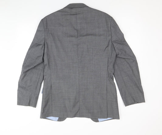 Mens UK Size 38 Marks and Spencer Regular Grey Suit Jacket