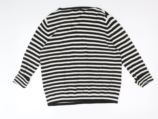 Womens UK Size L Planet Black Pullover Jumper
