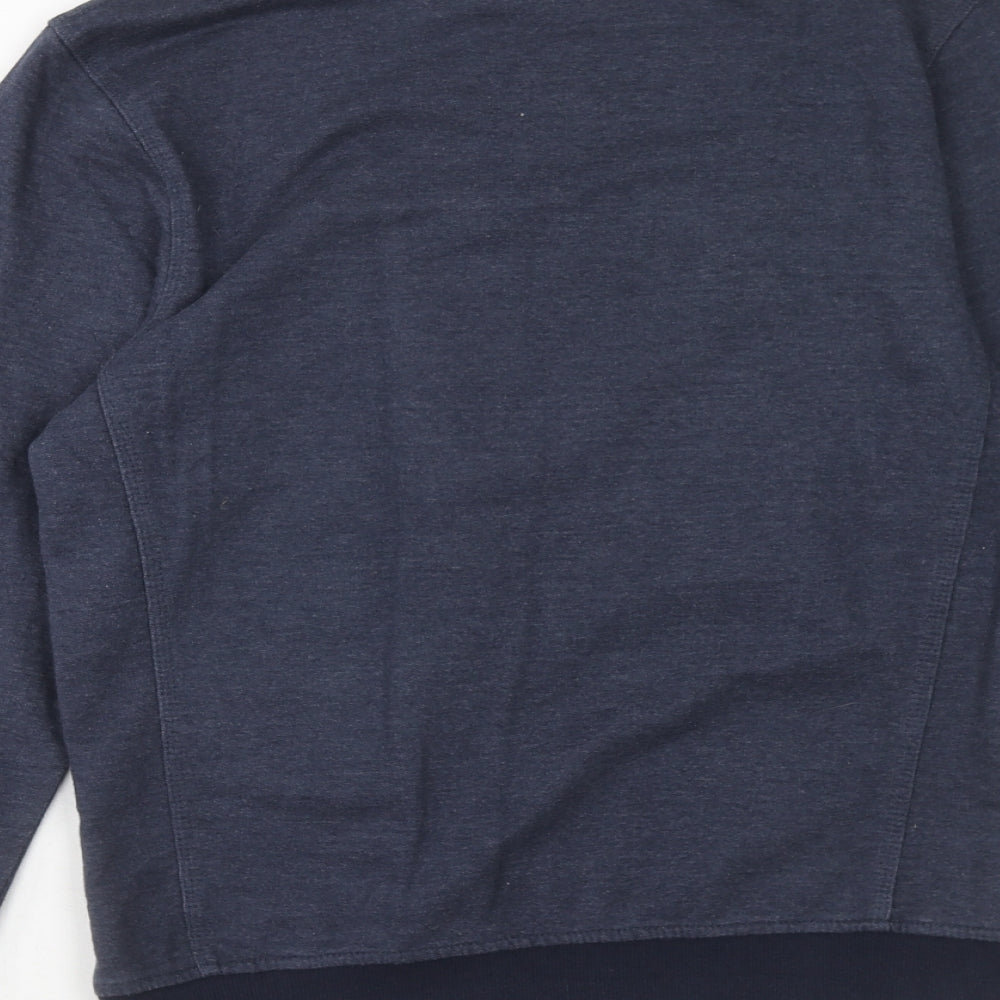 Mens UK Size S Blend Blue Pullover Sweatshirt