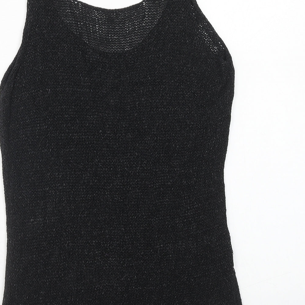 Womens UK Size 8 NEXT Black Basic Tank