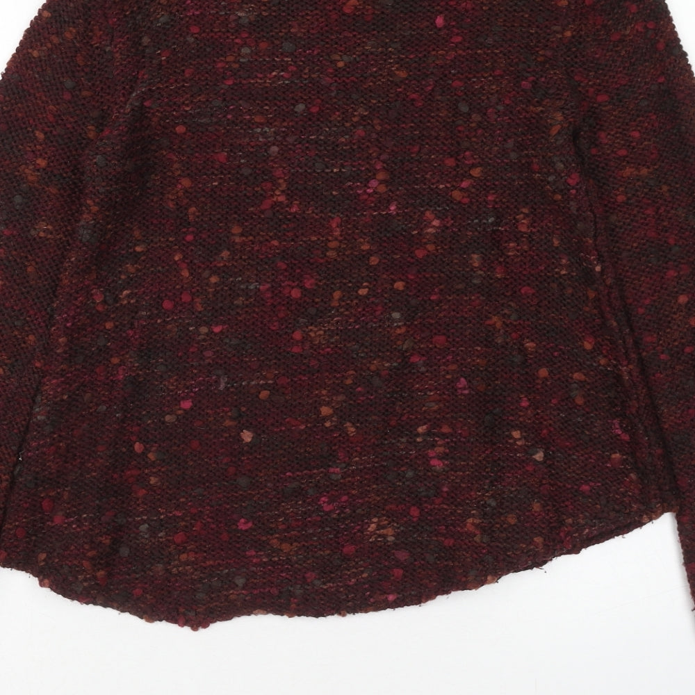 Womens UK Size 10 Warehouse Red Pullover Jumper