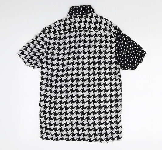 Womens UK Size S ASOS Multicoloured Basic Button-Up