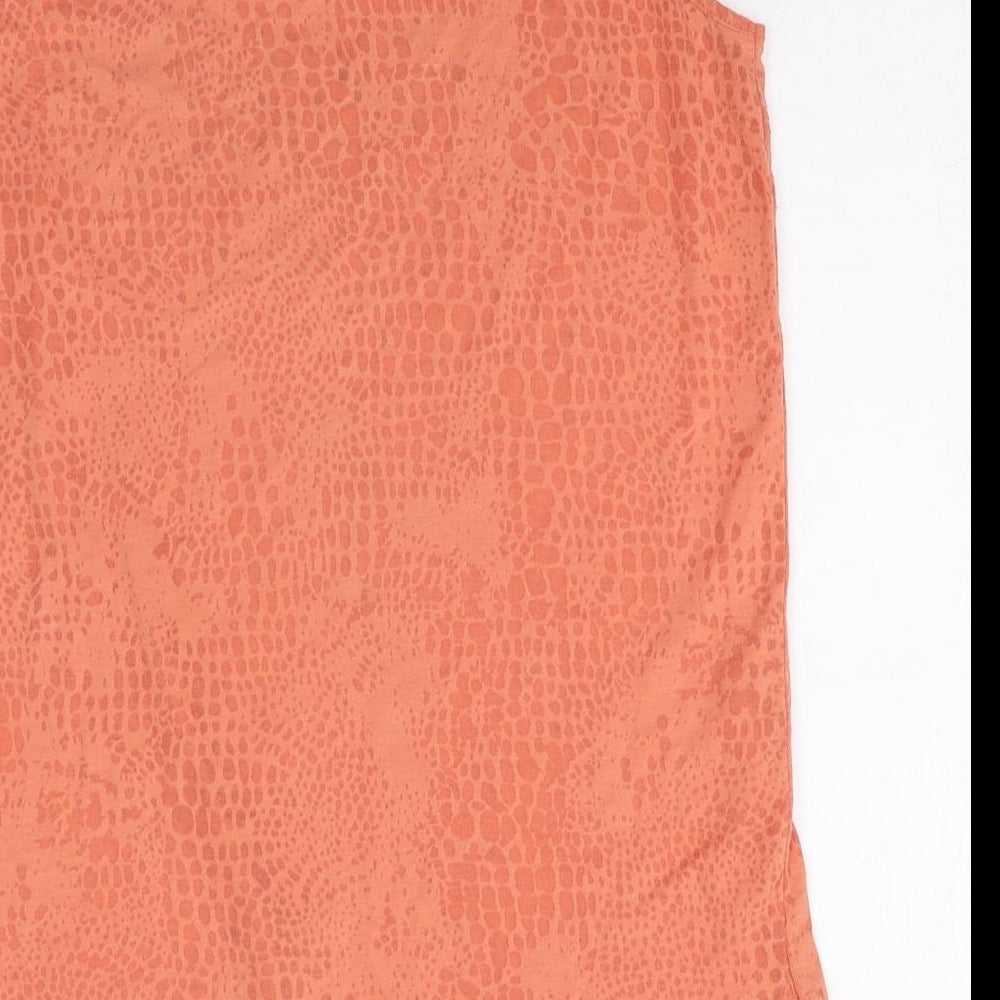 Womens UK Size 10 NEXT Pink Basic Tank