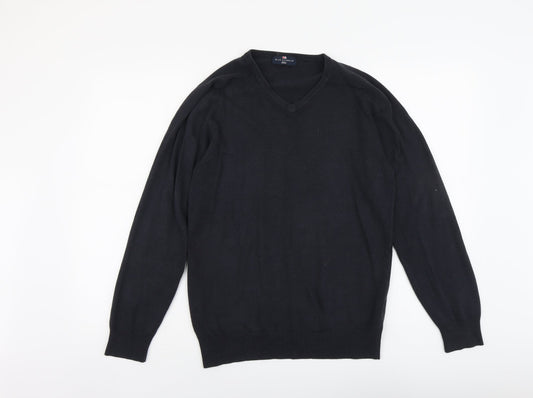 Mens UK Size S Blue Harbour Beige Pullover Jumper