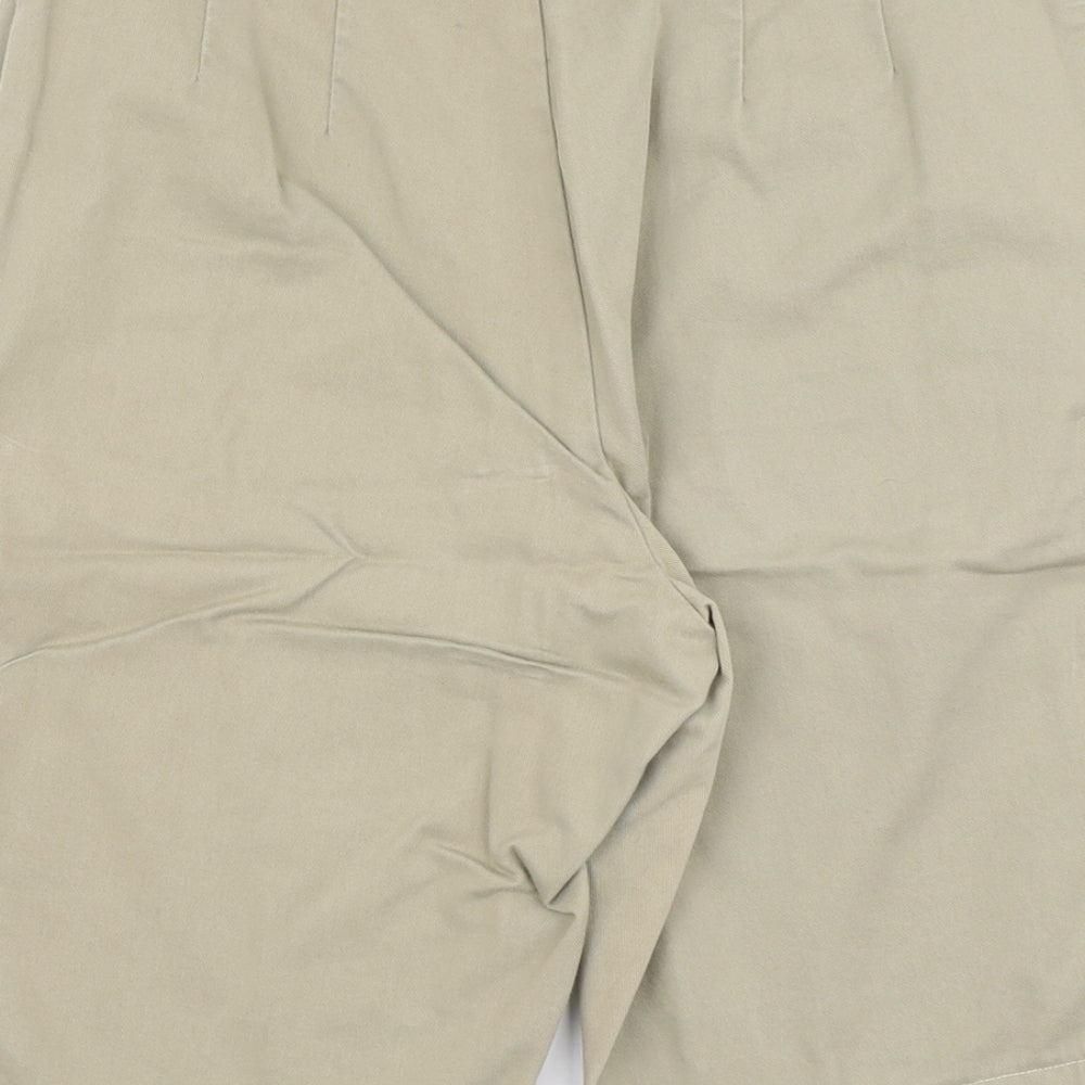 Gap Womens Beige Cotton Bermuda Shorts Size 8 L11 in Regular Zip