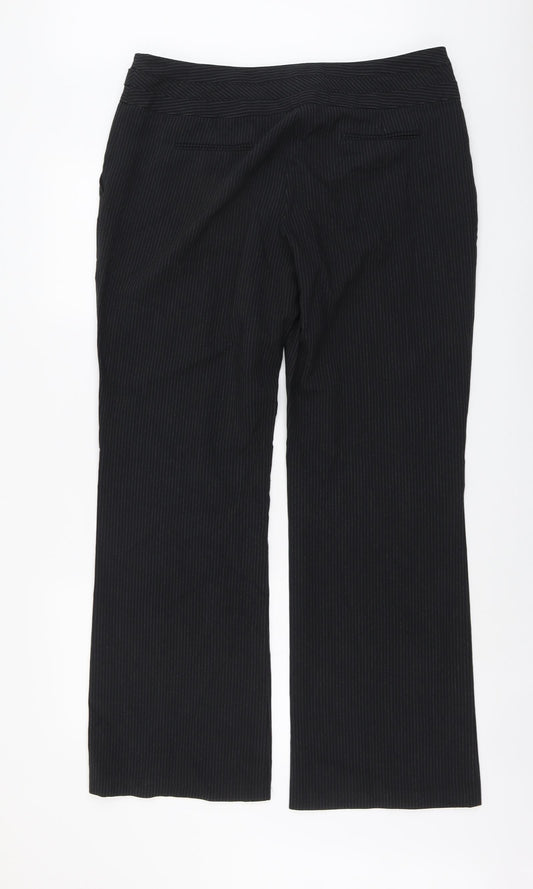 Womens UK Size 18 Evie Regular Fit Blue Trousers