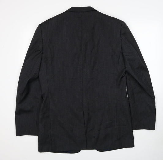 Mens UK Size L Samuel Windsor Regular Grey Suit Jacket