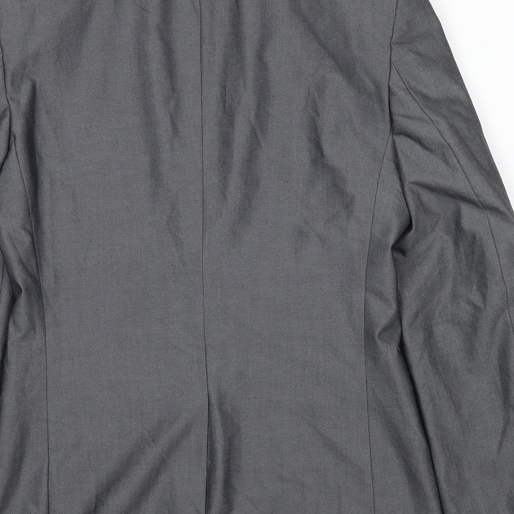 Mens UK Size 36 Burton Regular Grey Suit Jacket
