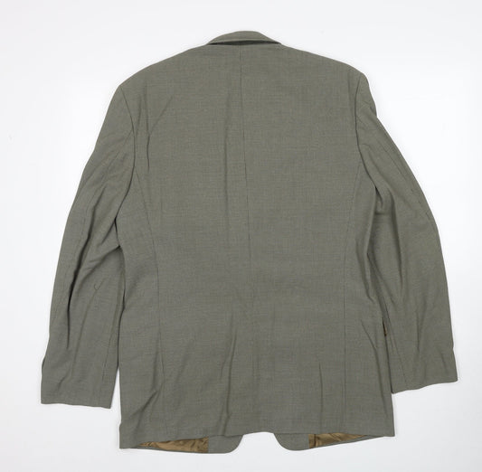Mens UK Size M Marks and Spencer Regular Green Suit Jacket