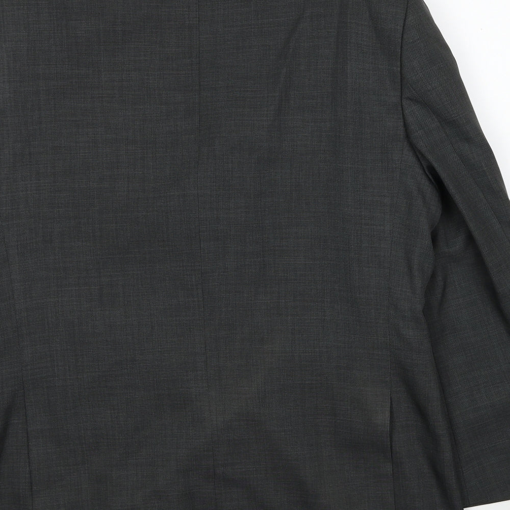Mens UK Size 40 Greenwoods Regular Grey Suit Jacket