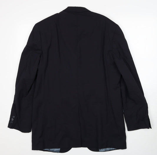 Mens UK Size 40 Impressions Regular Black Suit Jacket