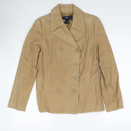 Womens UK Size M Gap Brown Pea Coat