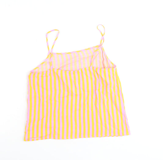 Womens UK Size 6 Topshop Pink Basic Tank