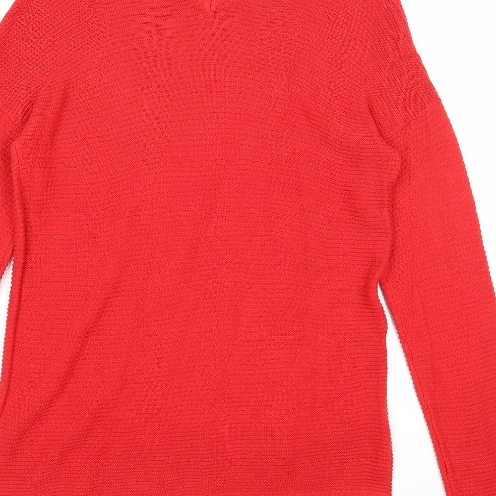 Womens UK Size S ESMARA Red Pullover Jumper