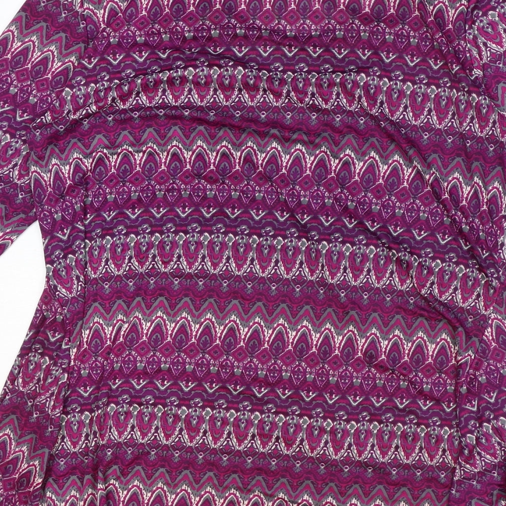 Womens UK Size M Klass Purple Basic Blouse