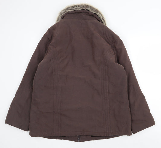 Womens UK Size 18 Klassik Brown Jacket