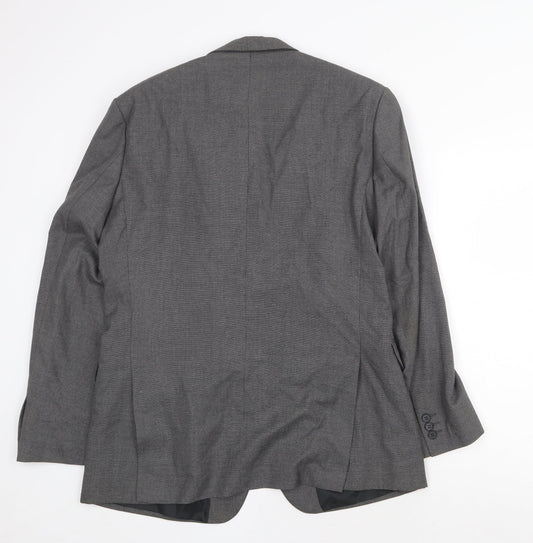 Mens UK Size 40 Scott & Taylor Regular Grey Suit Jacket