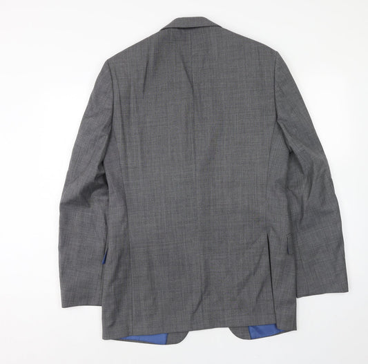 Mens UK Size 38 Marks and Spencer Regular Grey Suit Jacket
