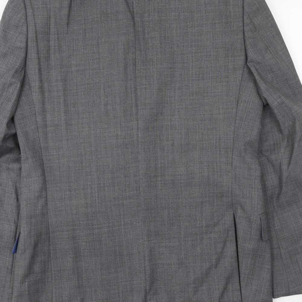 Mens UK Size 38 Marks and Spencer Regular Grey Suit Jacket